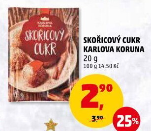 Skořicový cukr Karlova Koruna