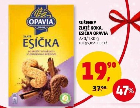 Sušenky Koka Zlaté Opavia