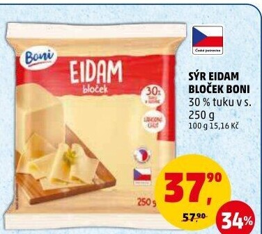 Sýr Eidam 30% Boni
