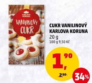 Vanilínový cukr Karlova Koruna