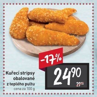 Obalované kuřecí stripsy