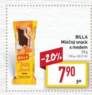 Řez mléčný Billa