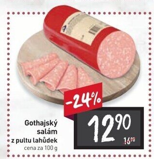 Salám Gothaj Kostelecké uzeniny