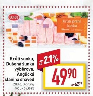 Šunka krůtí LE&amp