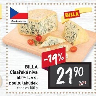 Sýr Niva císařská 50% Billa
