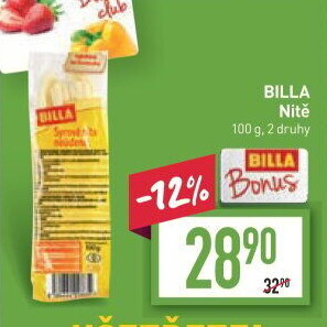 Sýrové nitě Billa