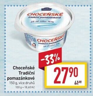 Tradiční pomazánkové Choceňské