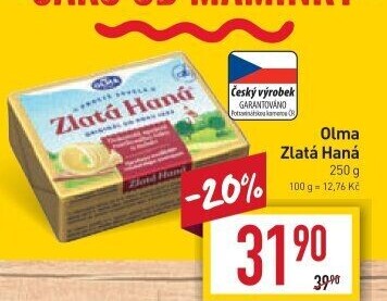 Tuk Zlatá Haná Olma