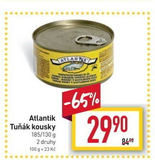 Tuňák kousky Atlantik