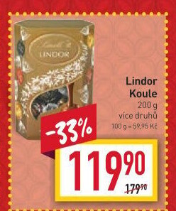 Bonboniéra Pralinky Lindor Lindt