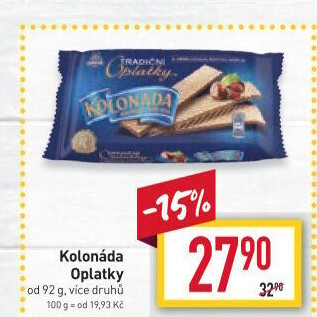 Oplatky Kolonáda Opavia
