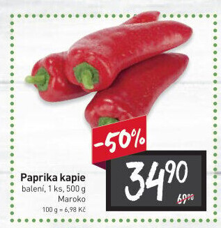 Paprika červená kapie