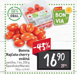 Rajčata cherry Billa Bonvia