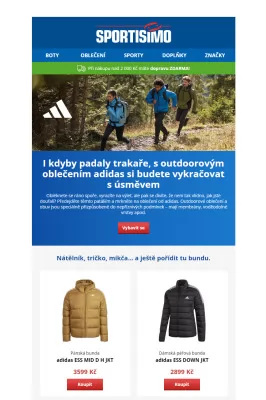 akční leták Sportisimo 3.12.2022-8.12.2022