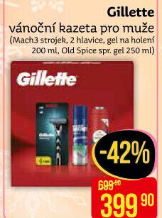 Dárková kazeta pánská Gillette