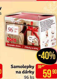 Jmenovky na dárky Toro