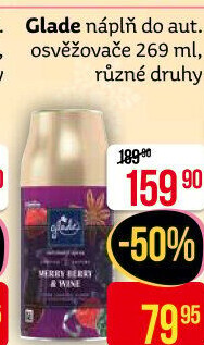 Osvěžovače vzduchu Glade by Brise Automatic spray - náplň
