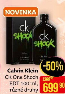 Toaletní voda One Shock Calvin Klein