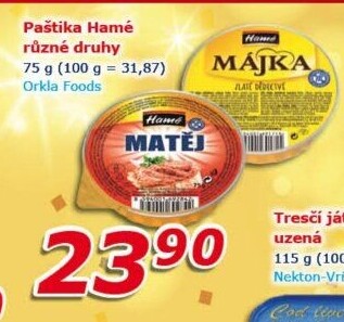 Paštiky Hamé