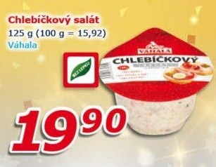 Salát chlebíčkový Váhala