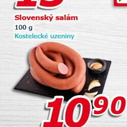 Salám slovenský točený Kostelecké uzeniny