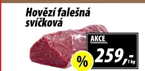 Hovězí plec kulatá - falešná svíčková