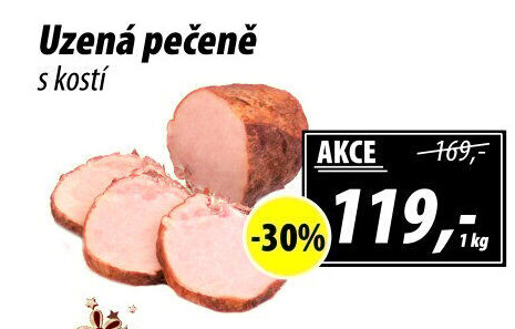 Uzená pečeně s kostí