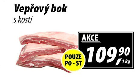 Vepřový bok s kostí