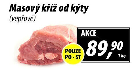 Vepřový kříž od kýty