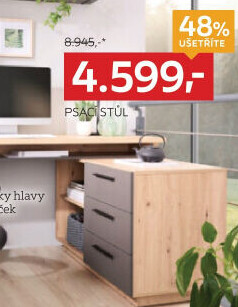 PSACÍ STŮL S ÚLOŽNÝM PROSTOREM