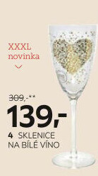SKLENICE NA BÍLÉ VÍNO
