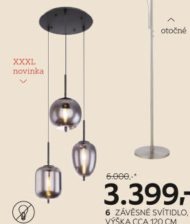ZÁVĚSNÉ SVÍTIDLO