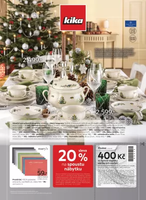 akční leták Kika nábytek 12.12.2022-23.12.2022