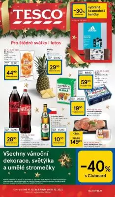 akční leták Tesco 14.12.2022-18.12.2022