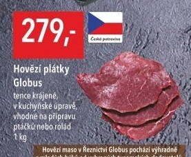 Hovězí plátky Globus