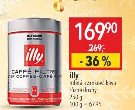 Mletá káva Espresso Illy