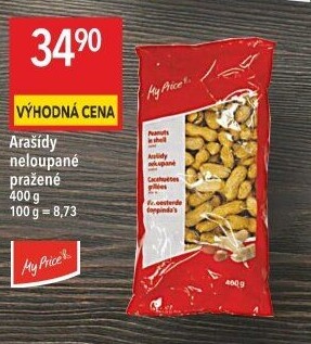Neloupané arašídy My Price