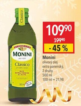 Olivový olej extra panenský Monini