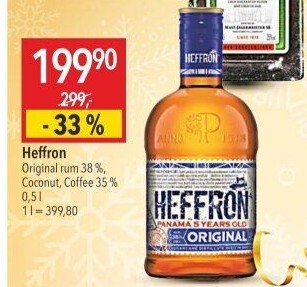 Rum 5YO Heffron Panama