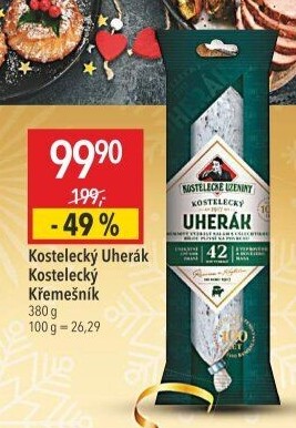 Salám Uherák kostelecký Kostelecké uzeniny