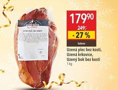 Uzená plec bez kosti Kostelecké uzeniny