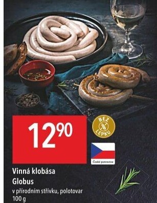 Vinná klobása Globus
