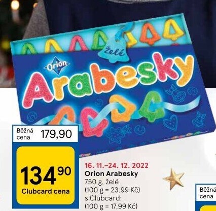 Bonboniéra Arabesky Orion