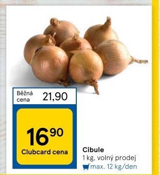Cibule kuchyňská žlutá