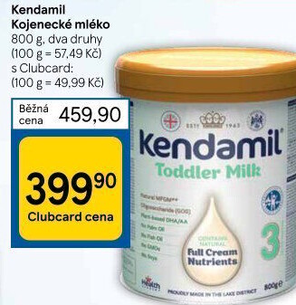 Kojenecká výživa Kendamil