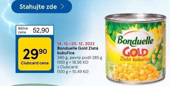 Kukuřice sterilovaná Gold Bonduelle