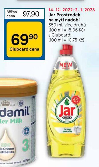 Prostředek na nádobí Jar