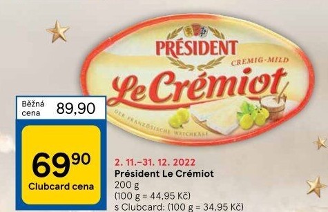 Sýr Le Crémiot Président