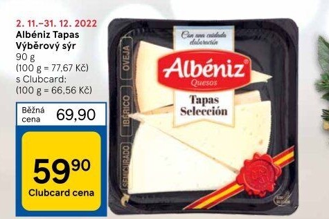 Sýry Tapas Selection Albéniz