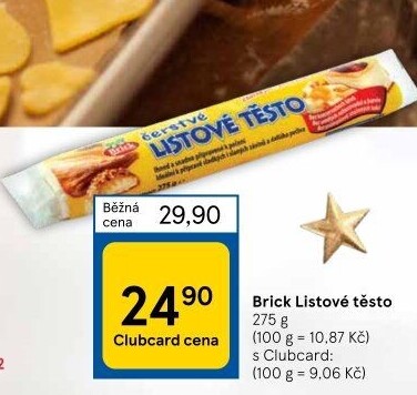 Těsto listové rozválené Brick